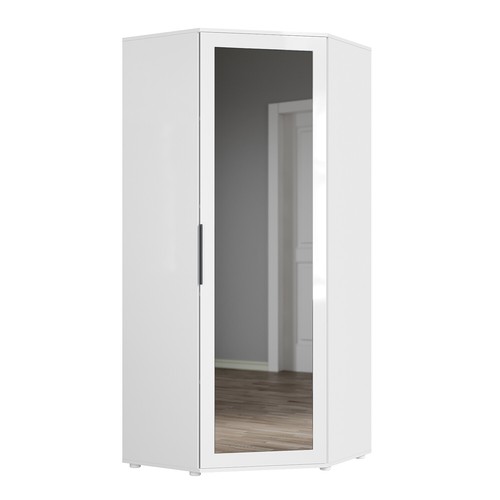 White high gloss corner - white,