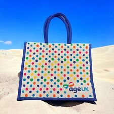Age UK Jute Shopping Bag
