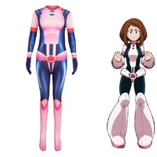 My Hero Academia OCHACO URARAKA Jumpsuit Cosplay Costume Zentai Halloween women