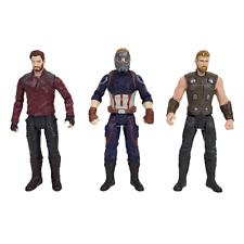 Marvel Avengers Infinity War Thor, Star Lord & Captain America Figure Bundle Lot
