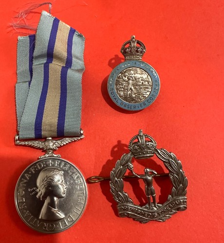 Royal observer corps medal and - observer,
