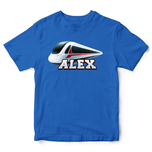 Personalised bullet train - train, t