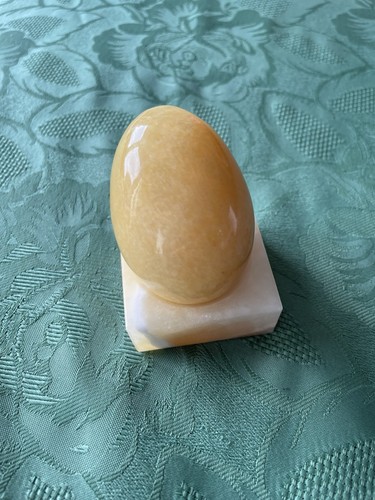 Marble onyx egg natural - marble,