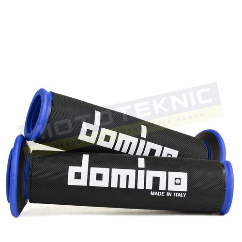 Domino black blue - black, full