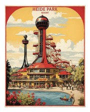 Vintage amusement park - vintage,