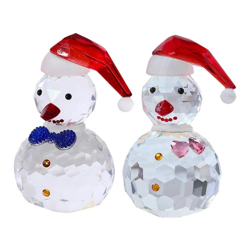 Snowman figurine clear with - snowman,