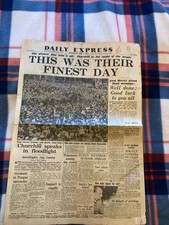 WW2 VE V E Day Finest Express