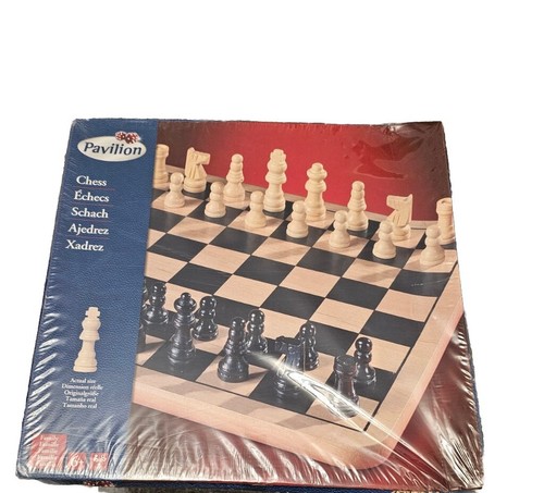 Chess set hand carved wooden - set,