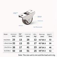 4 Pcs Small Furniture Caster