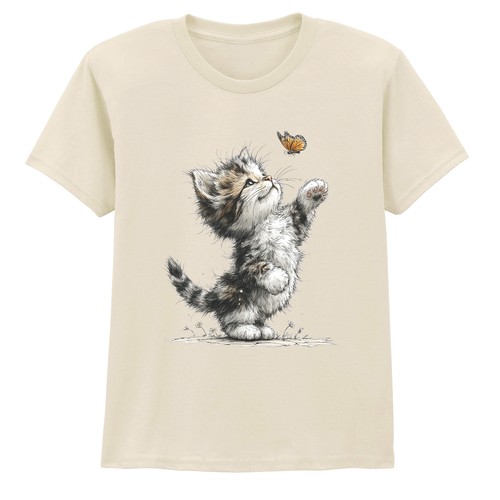 Cute kitten kids shirt - cute,