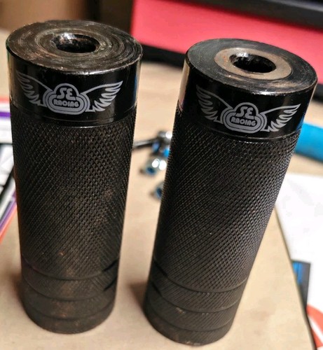 Racing steel bmx bike pegs - steel,