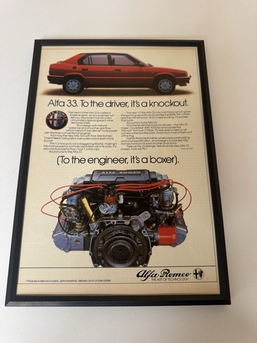 Framed 1986 alfa romeo - framed, 33