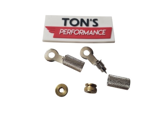 Spark plug wire - brass, nuts