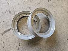 Vespa 10 inch WHEEL RIM X 2 SILVER GREY PX LML T5 RIMS CLEARANCE