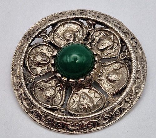 Vintage large silver - , tone