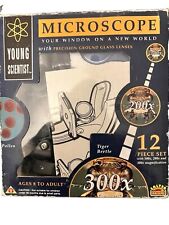 Young Scientist Microscope Lab Powerful Microscope Set, 300X Magnification (O2)