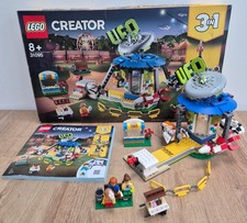 Lego Creator 3 in 1 UFO Fairground Carousel set 31095, 100%, Box & Instructions