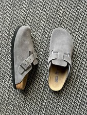 BIRKENSTOCK BOSTON Clogs (WOMENS Size 5/38  Grey