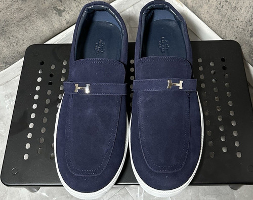 Hermes men suede - , slip