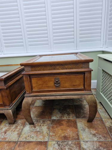 Coffee table and matching side - table,