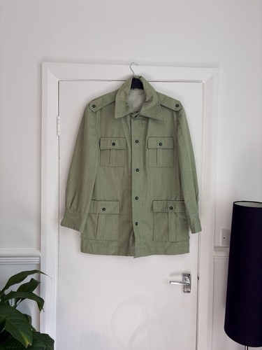 Vintage 70s sage green safari - green,