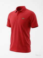 Men’s Red Lacoste Polo Shirt