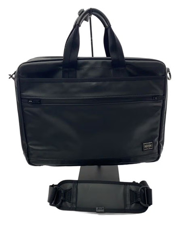Porter briefcase pvc blk - blk, solid