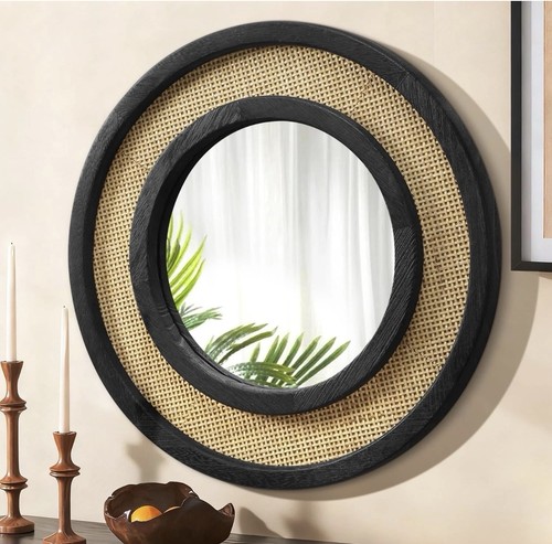 60cm circle wall mirror - mirror, with