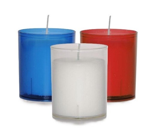 Hour cased votive lights - 24,