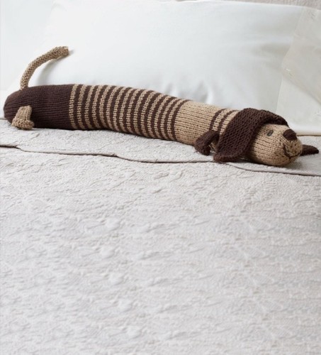 Dog draft excluder toy - draft,
