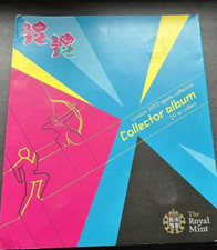 EMPTY OLYMPIC COIN ALBUM PREOWNED GOOD BUT NOT PERFECT CONDITION-no coins