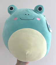 Squishmallow Ludwig Frog Plush 12”  by Kellytoy | Green Frog Soft Toy | Rare