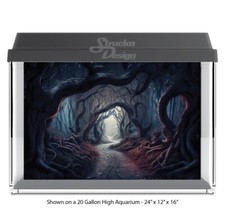 Dark Haunted Forest Path