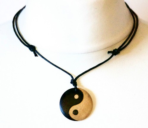 Yin yang necklace - necklace, mens