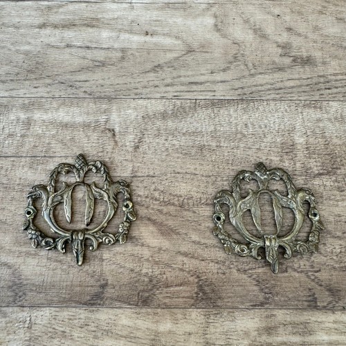 French brass escutcheons - french,