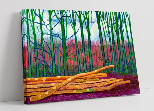 Felled trees david - trees,, hockney