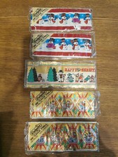 Vintage Christmas Cake Frill Decorations 80s? New Old Stock Still sealed X5