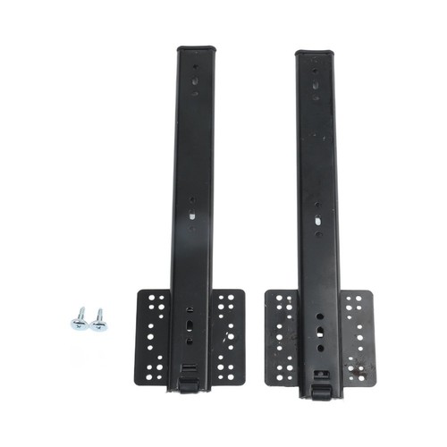 Flip revolving slide rail - up,