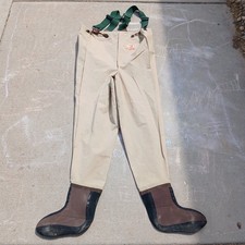 Vintage Red Ball Chest Waders