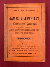 1900 JAMES LILLYWHITE’S