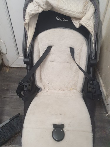 Pram silver cross - silver,