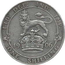 1902 TO 1910 EDWARD VII SILVER
