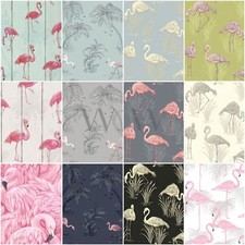 FLAMINGO WALLPAPER - TROPICAL