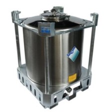 1000 LITRE STAINLESS STEEL IBC