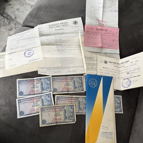 Vintage travel documents and - vintage,