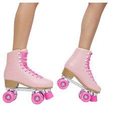 Impala Quad Roller Skates, Pink Tartan, Women's Size 7, NWT