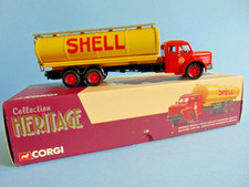 Boxed 1997 CORGI Collection HERITAGE 73201 BERLIET GLR8 Citerne SHELL tanker