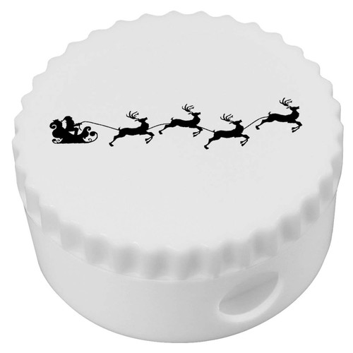 Santa sleigh with reindeer - sleigh, reindeer'