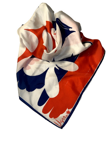 Vtg vera neumann silk scarf - vtg,
