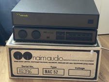 Naim NAC 52 & NAC Supercap. Serviced by Class A Audio Ltd. NA522/2 Phono Cards